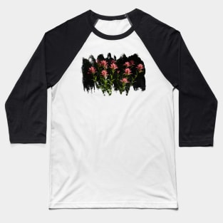 Indian Paintbrush Bouquet Baseball T-Shirt